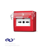 Nút nhấn khẩn vuông có nắp che HORING AH-0817