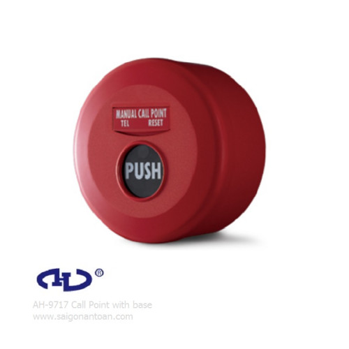 Nút nhấn khẩn tròn có đế lắp nổi HORING AH-9717